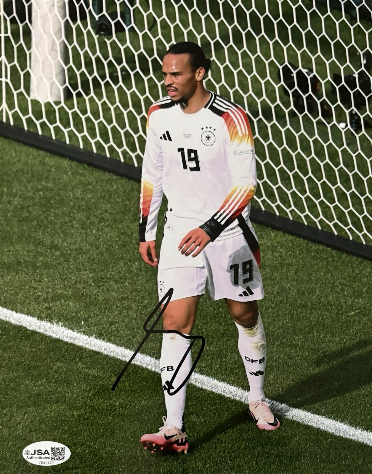 Leroy Sane (Germany National Team) Signed 8x10 Photo JSA COA CR49770