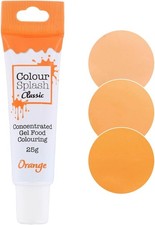 COLOUR SPLASH Food Colouring Gel Tube, Edible Ingredients, Concentrated Gel, 25g