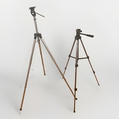 Vintage Pro Model 253T Camera Tripod Japan & Ambico 0552 Tripods