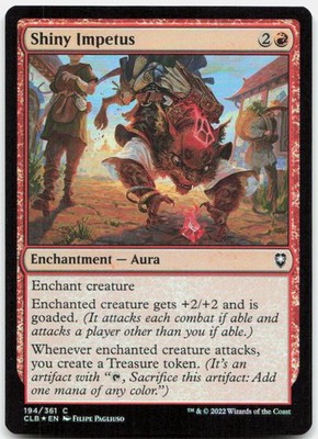 Shiny Impetus: Battle for Baldur's Gate Magic: The Gathering Foil NM