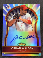 2011 Topps Finest REFRACTOR ROOKIE Auto Jordan Walden 047/499