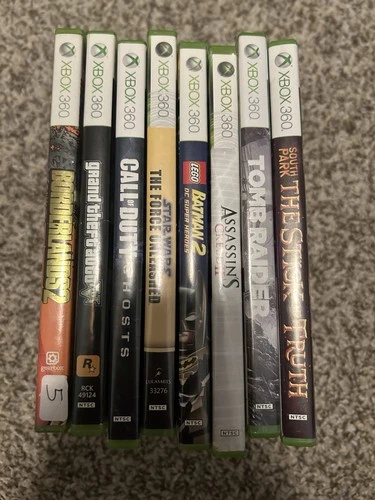 Xbox 360 Game Lot 8 Games Epic Titles BorderLands 2, Star Wars, Many More..