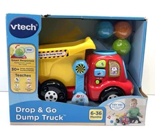 Vtech, Drop and Go Dump Truck, Toddler Toy, Construction Toy
