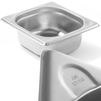 Kitchen Line Stahl-GN-Behälter 1/6, Höhe 65 mm - Hendi 806623