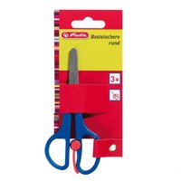 herlitz Bastelschere, Mit Schneidhilfe, Rund, LäNge: 130 Mm 3 Bis 40 Stk