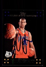 Signed Basketball Card Auto Brandan Wright 2007-08 Topps #118 Warriors