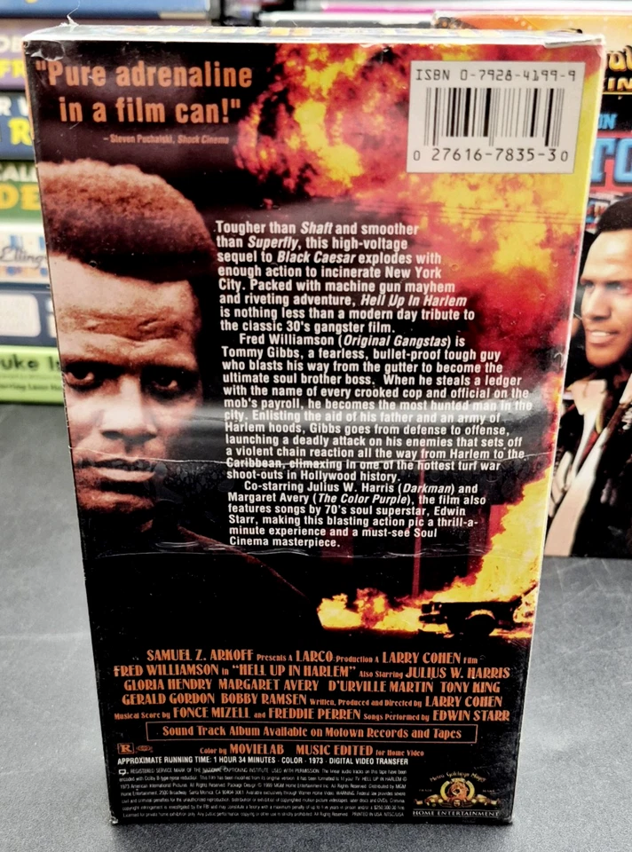 3 NEW Blaxploitation VHS Soul Cinema Fred Williamson Pam Grier Isaac Hayes - Image 3 of 4