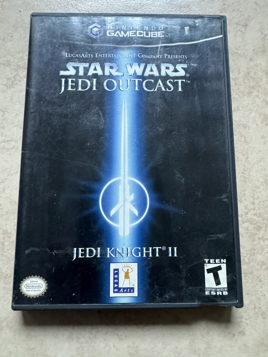 Star Wars Jedi Knight II Jedi Outcast (Nintendo GameCube, 2002) No Manual  READ