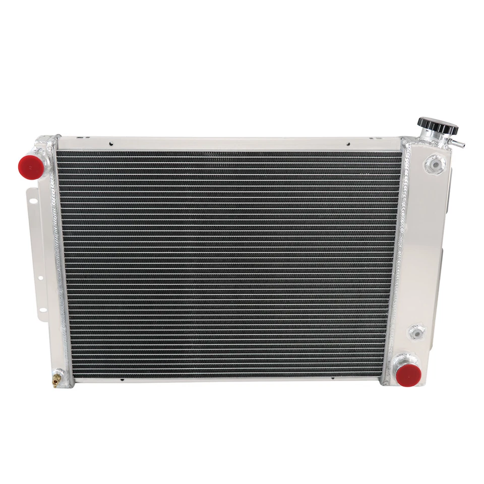 4 Row Aluminum Radiator+Shroud Fan Fit 1967~1969 CHEVY Camaro/Firebird V8 Foto 3 de 4