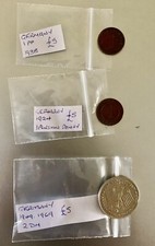 3 Old German Coins