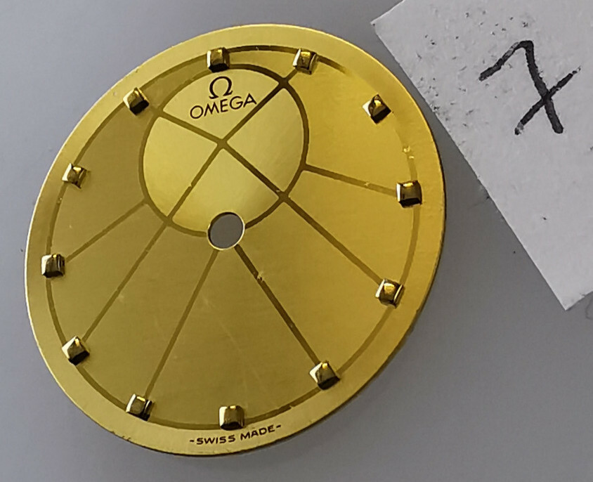 Cadran Omega De Ville Yin & Yang pièce d'horlogerie de luxe bicolore 28.5mm