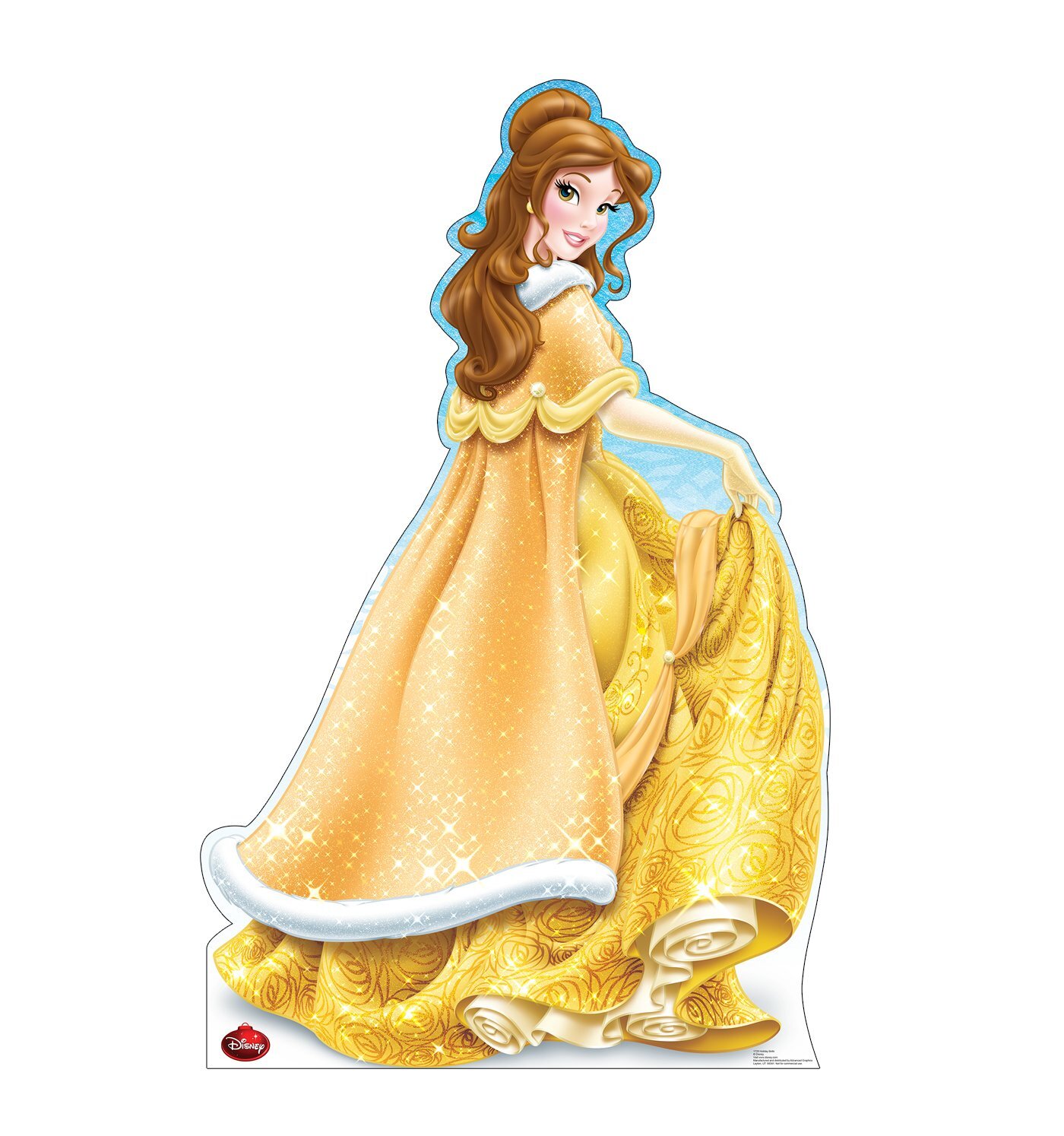 Holiday Belle Life Size Cardboard Cutout Standup - Disney Holiday Collection