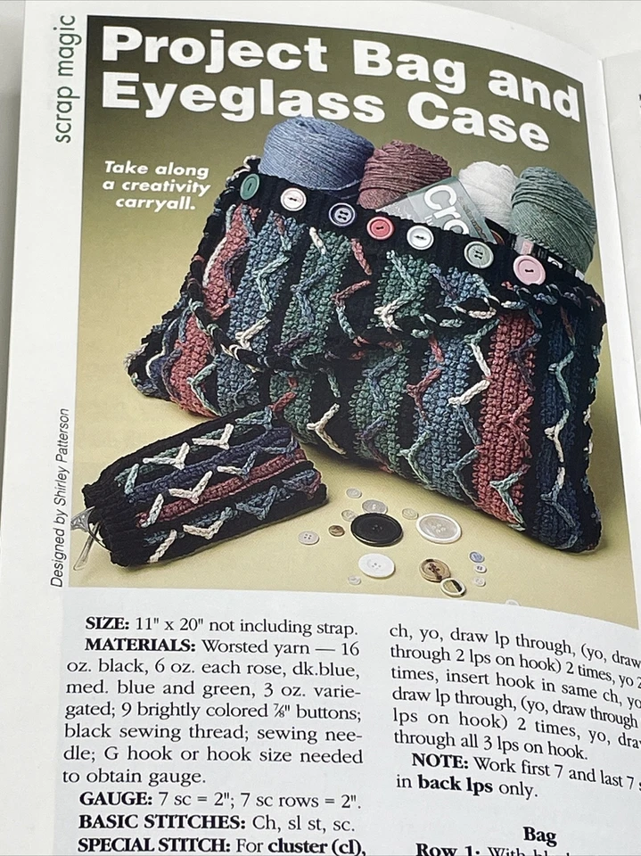 Crochet Home & Holiday November 2001 Magazine Crochet Pattern - Image 4 of 4