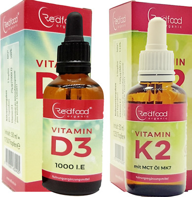 Vitamin D3 Tropfen 50 ml und Vitamin K2 Tropfen 50 ml  Aktion  Made in Germany