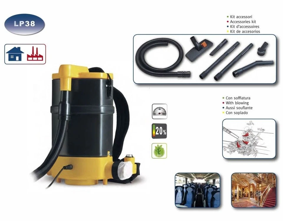 AEOLUS PROFESSIONAL DORSAL VACUUM CLEANER WITH BLOWING EOLO LP38 - 230 V - Image 2 of 4