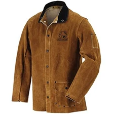 BLACK STALLION Quality Side Split Cowhide Welding Coat - 30" - XL