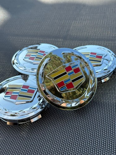 2005-2014 CADILLAC ESCALADE 83mm/3.25" Center Caps COLOR CREST