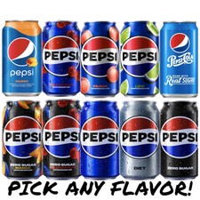 UPC 012000018770 product image for Pepsi 12-Pack Soda Pepsi Soft Drinks Pepsi 12oz Assorted Flavor Rare Limited New | upcitemdb.com