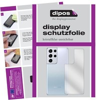 5X Schutzfolie FüR Samsung Galaxy S21 Ultra RüCkseite Display Folie Klar