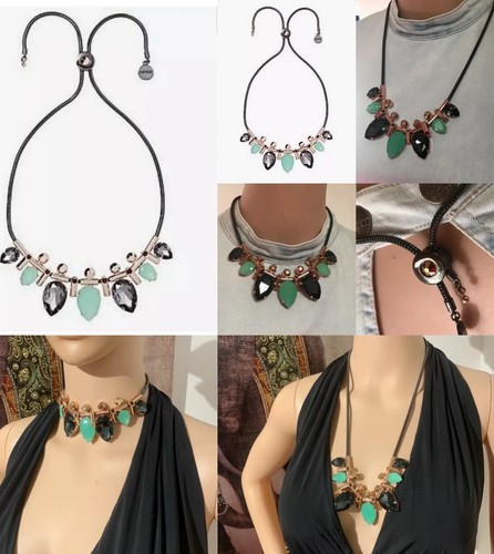 Mimco Necklace Choker Luminary + Rose 