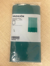 IKEA VADSJ N Shower Curtain Dark Green 71x71" 304.394.81