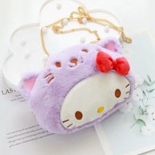 Cute Women Plush Cell Phone Bag Shoulder Bag Crossbody Bag Wallet Card Bag Purse