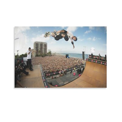 Tony Hawk Skateboarding 900 Canvas Art Wall Painting Poster Print