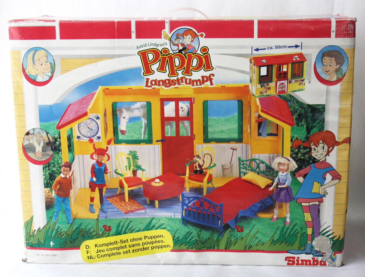 ULTRA RARE VINTAGE 90'S PIPPI LONGSTOCKING LANGSTRUMPF HOUSE ULTRA RARE VINTAGE 90'S PIPPI LONGSTOCKING LANGSTRUMPF HOUSE