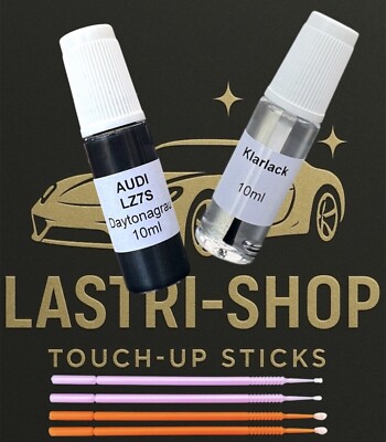 Lackstift-Set AUDI LZ7S Daytonagrau metallic, 2 x 10ml + 4 Lacktupfer