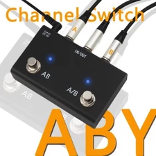 Tavsou ABY Channel Switch Pedal Box Line AB Selector True Bypass For Effectors