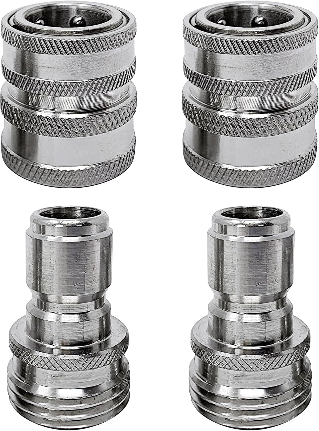 MTM Hydro Stainless Steel Garden Hose Quick Connect Garden H