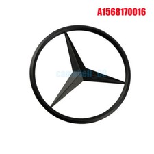 F&uuml;r Mercedes GLA-Klasse X156 A1568170016 Stern Heck Abzeichen Badge Matt Schwarz