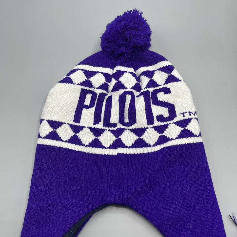 PORTLAND Pilotos FÚTBOL TALLA ÚNICA GORRO SOMBRERO Púrpura Foto 3 de 4