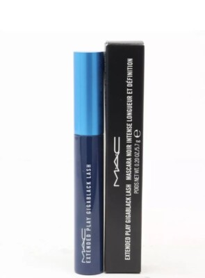 MAC Extended Play Gigablack Noir Intense Mascara 0.20 Oz./5.7 g NIB