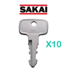 Fits Sakai 974 Roller Asphalt Compactor & Compaction Equipment Ignition Keys