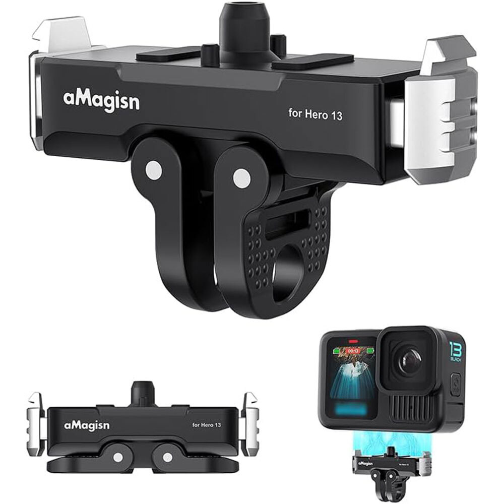 Magnetic Mount for GoPro HERO 13 Quick Release Adapter Base 1/4