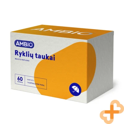 AMBIO Shark liver Oil 500mg 60 Capsules Immune System Support Boost Supplement