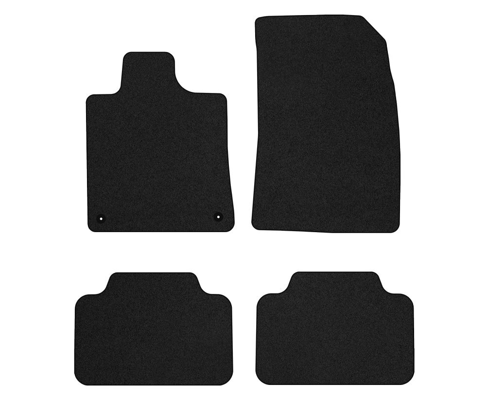Tapis de sol marron Peugeot 407 pour remplacer une moquette usée de 2004 à 2011
