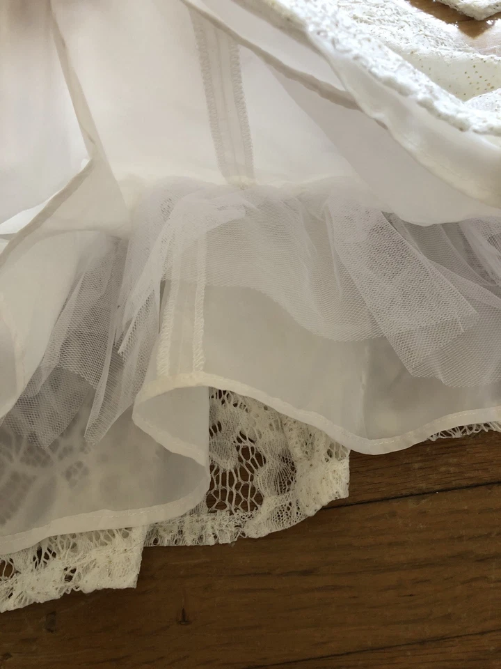 Vestido Little Angels para niña blanco roto talla 6  Foto 2 de 4