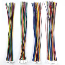 BOJOUL for 10 Sets JST 1.25Mm 6 + 8 Pin 28AWG Male + Female Connector Plug with