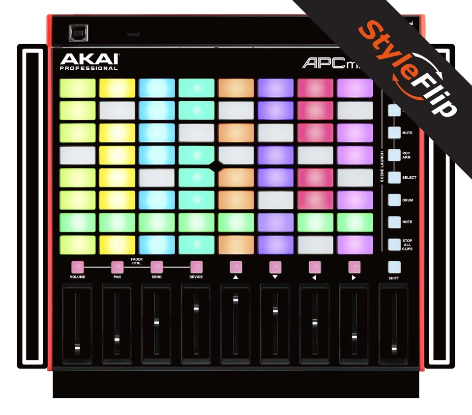 Akai APC Mini MK2 Skin | Color Black | Protective Decal | StyleFlip Skins