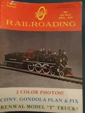Scale Railroading Magazine April 1973 Good condition