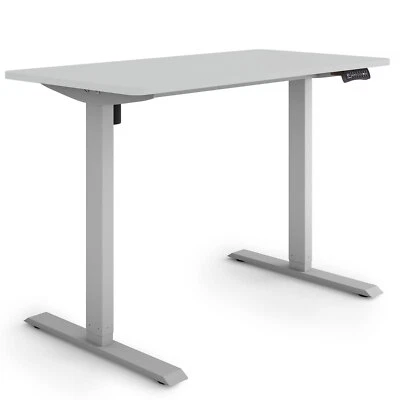 ESMART ETX-121GG Elektrischer Schreibtisch 120 x 60 cm (Hellgrau)