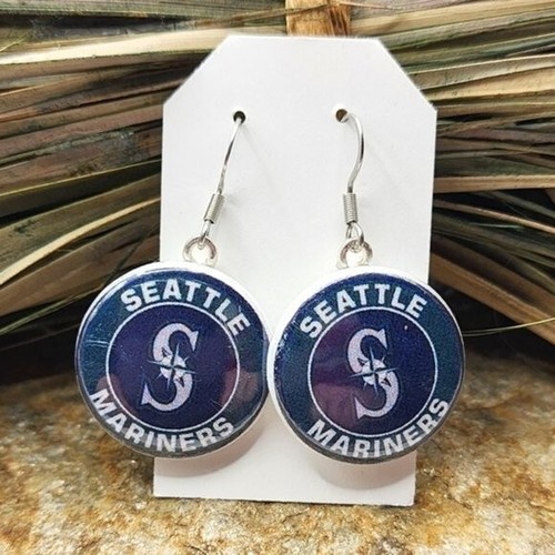 Seattle Mariners Earrings Logo MLB Baseball Souvenir Game Day