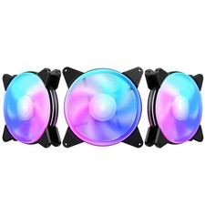4-Pin 120mm RGB Computer Case Air Cooling Hydraulic Bearing Fan LED Light Quiet