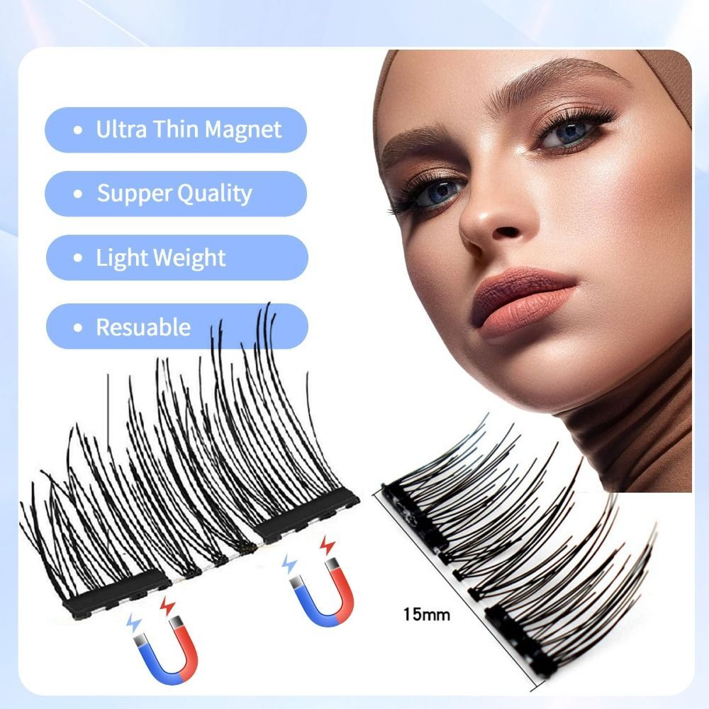 Natural Look Lashes No Glue False Eyelashes New Eyelashes eBay