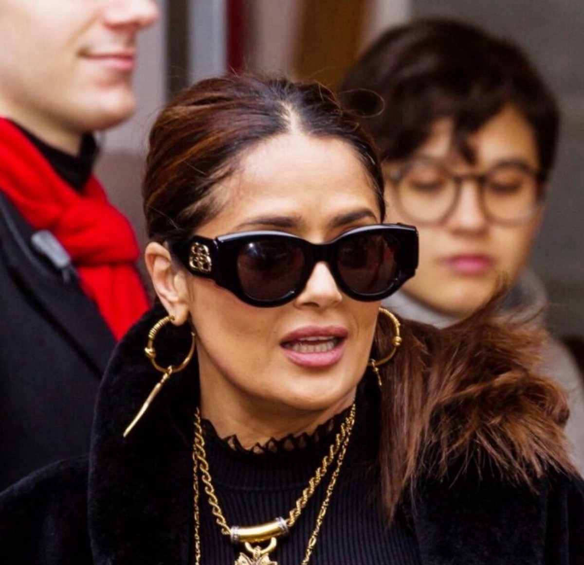 サングラス BALENCIAGA Woman Sunglasses Silver 812830T0005 4723 Balenciaga BB0358SK 002 - Silver Sunglasses for Woman