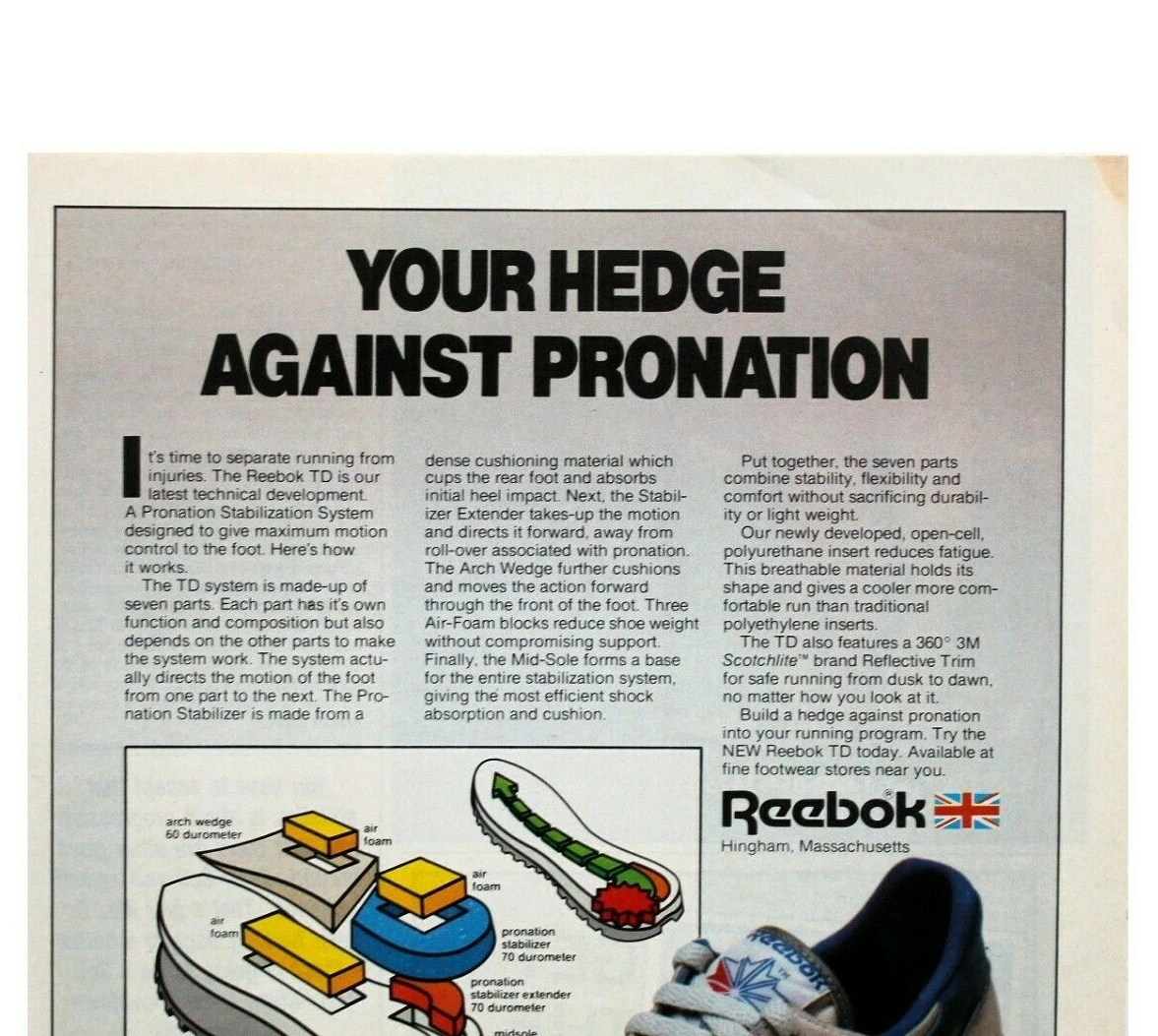 Reebok pronation sale