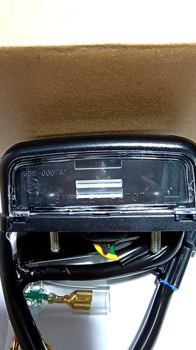 HONDA 2021-23 NEW GROM REAR LICENS PLATE NUMBER LIGHT UNIT ASSEMBLY GENUINE PART - Picture 7 of 12