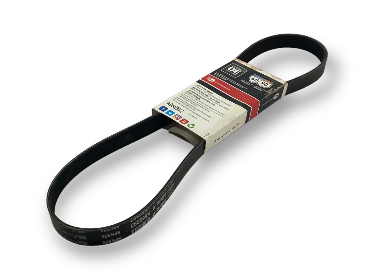 Gates K060393 Serpentine Micro-V Belt 6PK998 | eBay